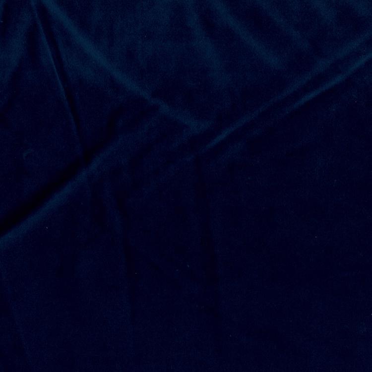 Upholstery Drapery Velvet Fabric Navy Blue / Indigo