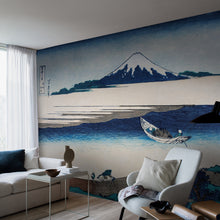 Load image into Gallery viewer, Schumacher Hokusai Mural Wallpaper 3142 / Blue
