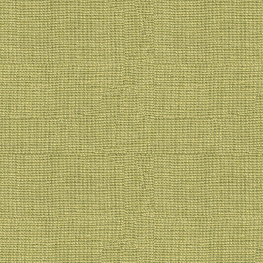Brunschwig & Fils Bankers Linen Fabric / Lime