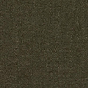 Barrister Green Upholstery Minimalist Linen Poly Fabric / Putty