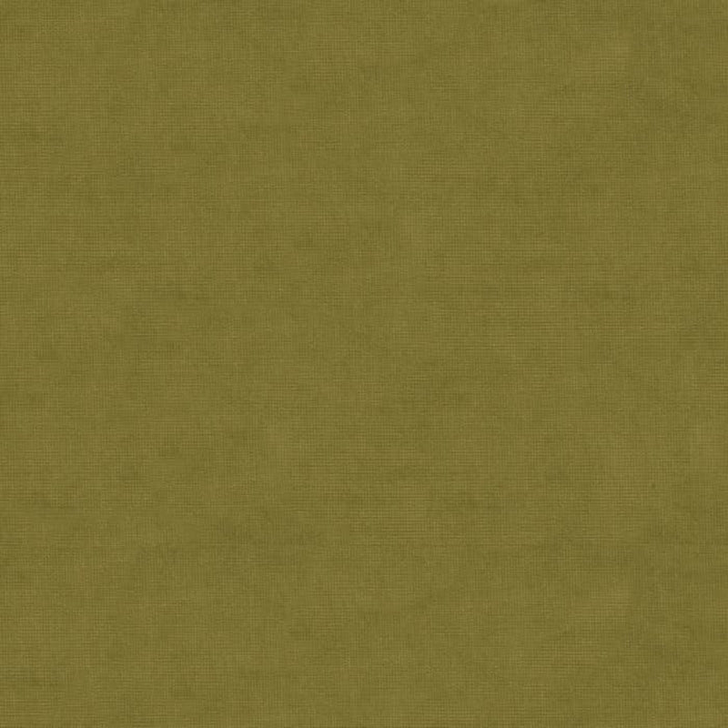 Brunschwig & Fils Charmant Velvet Fabric / Olive