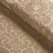 Load image into Gallery viewer, Lee Jofa Acanthus Damask Fabric / Tea