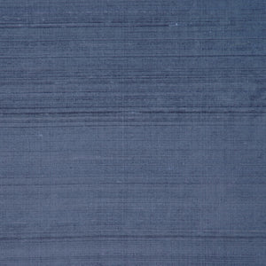 Pure Handwoven Silk Dupioni Drapery Fabric Blue / Denim
