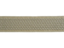 Load image into Gallery viewer, 3&quot; Wide Geometric Embroidered Greige Taupe Beige Drapery Tape Trim