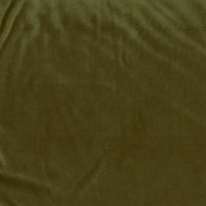 Upholstery Drapery Velvet Fabric Olive Green / Meadow