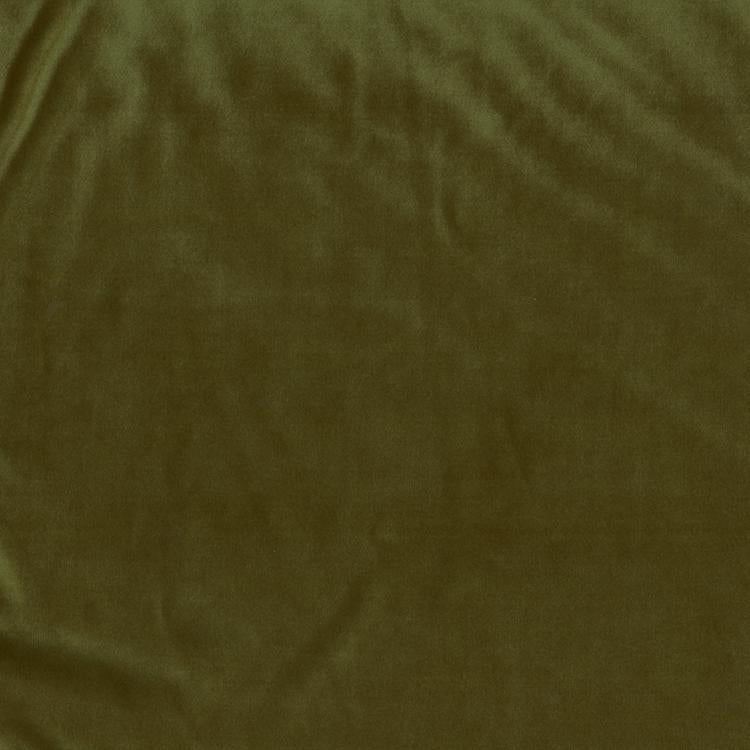 Upholstery Drapery Velvet Fabric Olive Green / Meadow