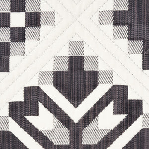 SCHUMACHER TRISTAN PATCHWORK FABRIC 76761 / CHARCOAL
