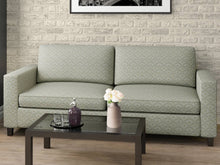 Load image into Gallery viewer, Heavy Duty Floral  Brocade Seafoam Blue Beige Green Upholstery Drapery Fabric