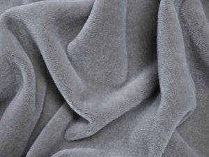 2 Yds Order Minimum Silver Grey Genuine Mohair Velvet