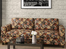 Load image into Gallery viewer, Heavy Duty Victorian Floral Tapestry Wine Beige Rusty Orange Navy Blue Emerald Green Upholstery Fabric