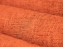 Load image into Gallery viewer, Crypton Water &amp; Stain Resistant MCM Mid Century Modern Tweed Chenille Stripe Velveteen Red Pink Orange Blue Upholstery Fabric RMC-WCII