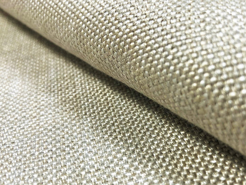 Water Resistant MCM Lustrous Neutral Beige Upholstery Drapery Fabric