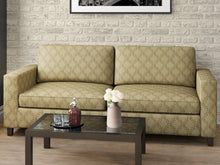 Load image into Gallery viewer, Heavy Duty Leaf Brocade Green Beige Gold Brown Upholstery Drapery Fabric