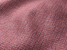 Load image into Gallery viewer, Water &amp; Stain Resistant Purple Magenta Blue Black MCM Tweed Upholstery Fabric