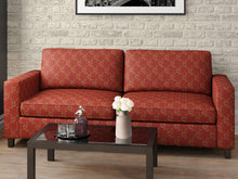 Load image into Gallery viewer, Heavy Duty Leaf Brocade Red Burgundy Beige Gold Upholstery Drapery Fabric