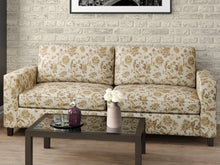 Load image into Gallery viewer, Heavy Duty Floral Beige Ivory Gold Brown Upholstery Drapery Fabric