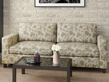 Load image into Gallery viewer, Heavy Duty Floral Seafoam Green Beige Brown Upholstery Drapery Fabric