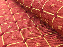 Load image into Gallery viewer, Kravet Beatty Diamond Dot Shiraz Geometric Pattern Rusty Red Yellow Upholstery Drapery Fabric