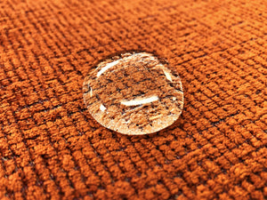 Designer Water & Stain Resistant MCM Mid Century Modern Textured Plush Burnt Orange Chenille Upholstery Fabric