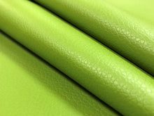 Load image into Gallery viewer, Designer MCM Heavy Duty Animal Skin Lime Green Vegan Faux Leather Upholstery Vinyl