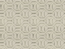 Load image into Gallery viewer, Cotton Ivory Grey Abstract Geometric Upholstery Drapery Fabric