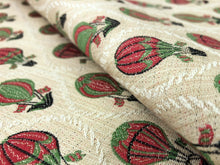Load image into Gallery viewer, Lee Jofa Indianola Weave Pink Green Beige Hot Air Balloon Upholstery Drapery Fabric