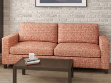 Load image into Gallery viewer, Heavy Duty Burnt Orange Beige Abstract MCM Upholstery Drapery Fabric