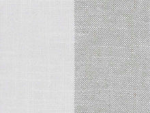 Load image into Gallery viewer, Linen Rayon Off White Grey Woven Nautical Stripe Upholstery Drapery Fabric