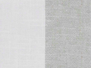 Linen Rayon Off White Grey Woven Nautical Stripe Upholstery Drapery Fabric