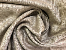 Load image into Gallery viewer, Designer Beige Neutral Basket Weave Woven Mid Century Modern Upholstery Drapery Fabric WHS 5158