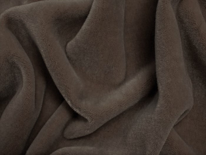 2 Yds Order Minimum Mushroom Brown Genuine Mohair Velvet
