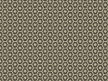 Load image into Gallery viewer, Grey Navy Steel Blue Rose Beige Geometric Art Deco Cut Velvet Upholstery Fabric