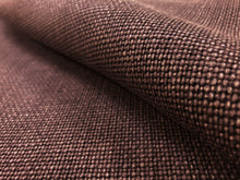 Load image into Gallery viewer, 49" Wide Heavy Duty Designer Acrylic Backed Belgian Linen Flax Amethyst Purple MCM Tweed Upholstery Fabric