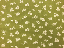 Load image into Gallery viewer, Reversible Kravet Beige Lime Green Small Scale Floral Strie Botanical Upholstery Drapery Fabric