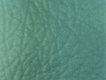 Load image into Gallery viewer, Heavy Duty Antique Aqua Teal French Blue Soft Faux Buffalo Leather Upholstery Vinyl