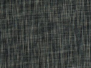 Heavy Duty Ivory Navy Steel Blue MCM Mid Century Modern Herringbone Tweed Upholstery Fabric FBR-NH