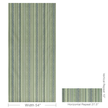 Load image into Gallery viewer, Lee Jofa Palmete Weave Fabric / Aqua