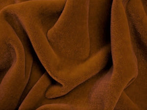 2 Yds Order Minimum Ginger Orange Genuine Mohair Velvet
