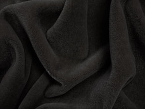 2 Yds Order Minimum Charcoal Grey Genuine Mohair Velvet