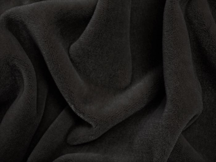 2 Yds Order Minimum Charcoal Grey Genuine Mohair Velvet