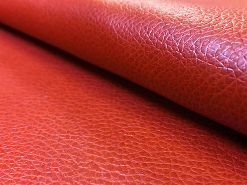 Designer Lipstick Red Faux Leather Upholstery Vinyl