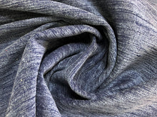 Load image into Gallery viewer, Perennials Navy Blue Denim Indoor Outdoor Water Resistant Nautical Chenille Upholstery Fabric