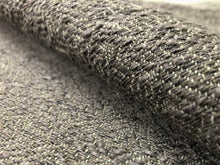 Load image into Gallery viewer, Designer Heavy Duty Linen Cotton Woven Nubby Textured Tweed MCM Mid Century Modern Taupe Brown Upholstery Fabric