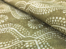 Load image into Gallery viewer, Designer Ethnic Tribal Beige Neutral Off White Print Upholstery Drapery Fabric