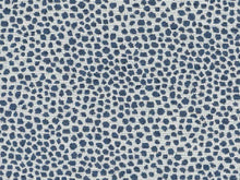 Load image into Gallery viewer, Grey Navy Blue Cheetah Animal Pattern Upholstery Fabric