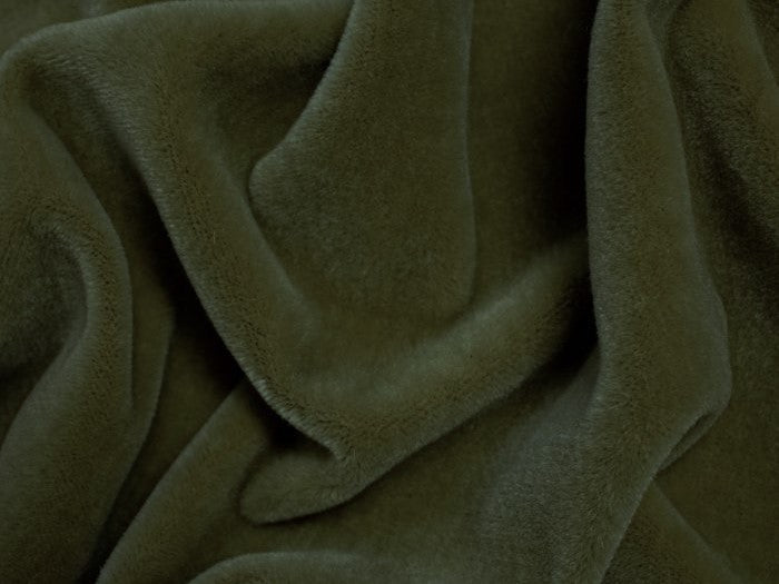 2 Yds Order Minimum Seaweed Green Genuine Mohair Velvet