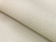 Load image into Gallery viewer, Designer Commercial Heavy Duty Neutral Cream Faux Leather Upholstery Vinyl / Linen