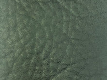 Load image into Gallery viewer, Heavy Duty Teal Blue Charcoal Dark Olive Green Soft Faux Buffalo Leather Upholstery Vinyl