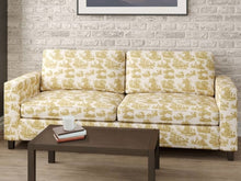 Load image into Gallery viewer, Heavy Duty Cream Olive Wheat Beige French Country Toile Upholstery Drapery Fabric