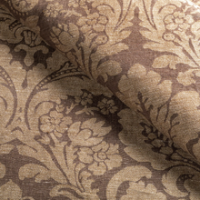 Load image into Gallery viewer, Lee Jofa Acanthus Damask Fabric / Sable